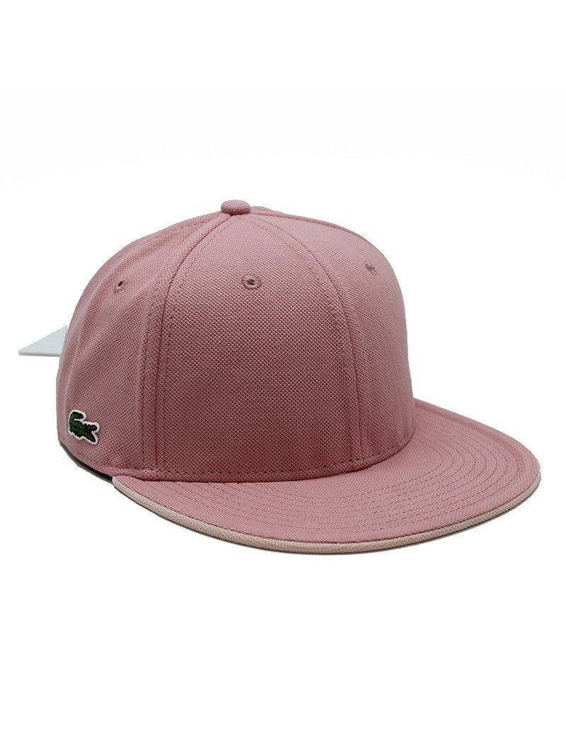 Salmon Pink Snapback Tennis Style Hat