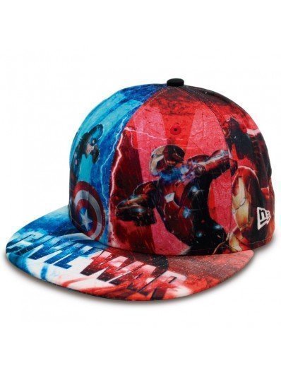 Iron Man New Era Trucker SnapBack Adjustable Hat Cap Marvel Comics The Avengers 