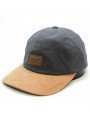 REELL curved suede charcoal Cap