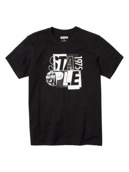 Camiseta 1975 World STAPLE negro