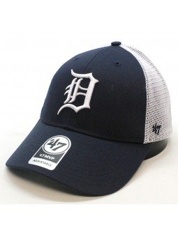 Detroit Tigers MLB 47 Brand Trucker Cap Navy blue and white