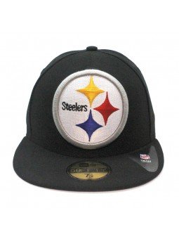 Gorra Pittsburgh STEELERS 59FIFTY Mighty Player NFL New Era negro