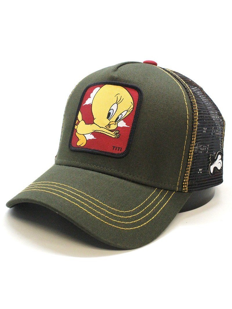 TWETTY Looney Tunes olive/black Trucker Cap