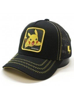 Pokemon Cap with Pikachu patch Capslab black