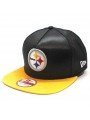 Pittsburgh Steelers NFL Team Satin New Era snapback black cap