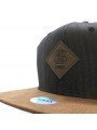 DJINNS SB Linen black/brown cap