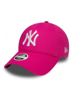 Gorra de Mujer New York YANKEES MLB League Basic 9Forty New Era rosa