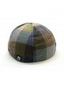 Squared Top Hats Beret | 2 Different Textures | One Size Adult