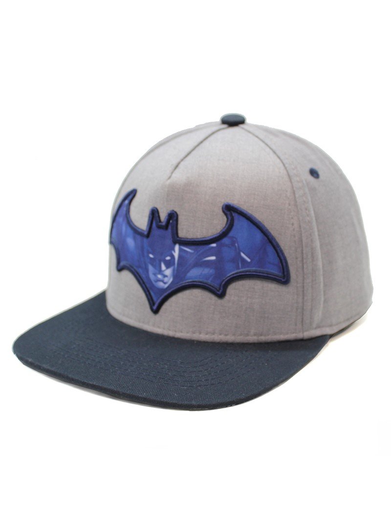 Officially Licensed Batman Signal Logo Embroidered Adjustable Size Snapback Cap 