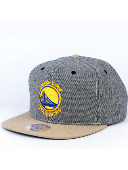 Los Angeles LAKERS NBA Denim Mitchell and Ness grey Cap