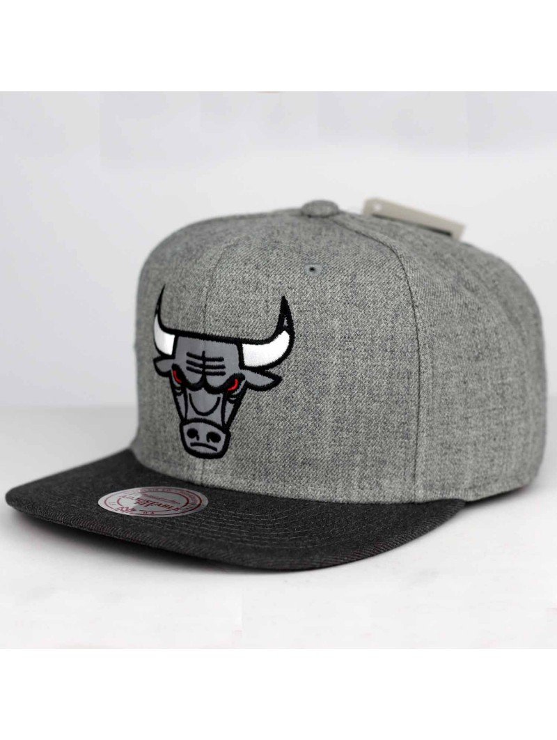 BROAD II Chicago Bulls grau Mitchell & Ness Snapback Cap 