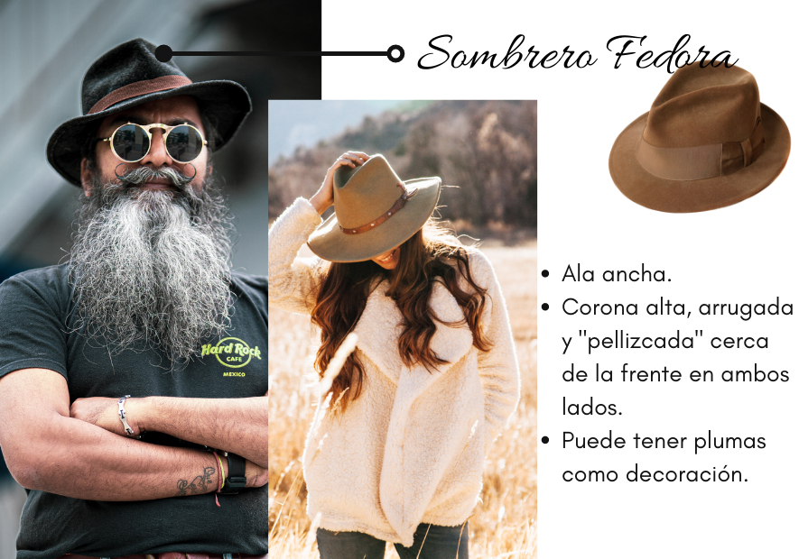 tipos de sombreros